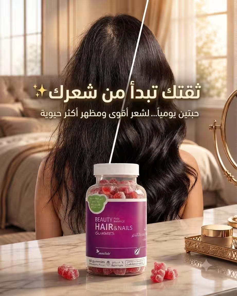 جاميز البيوتين للشعر والأظافر